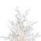 6ft. Pre-Lit Flocked Twig Artificial Christmas Tree, Warm White LED Lights